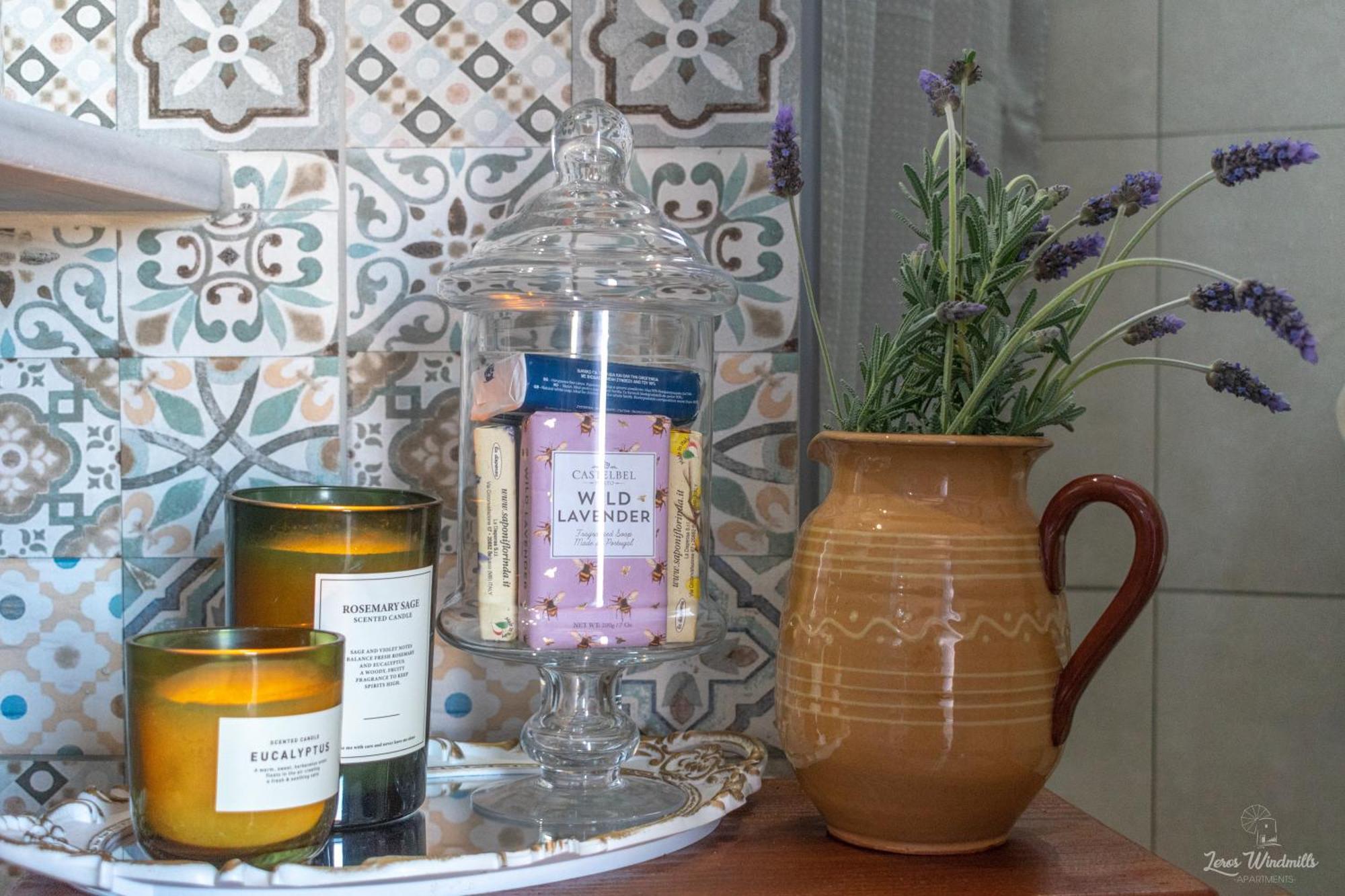 Leros Windmills Apartman Pandéli Szoba fotó
