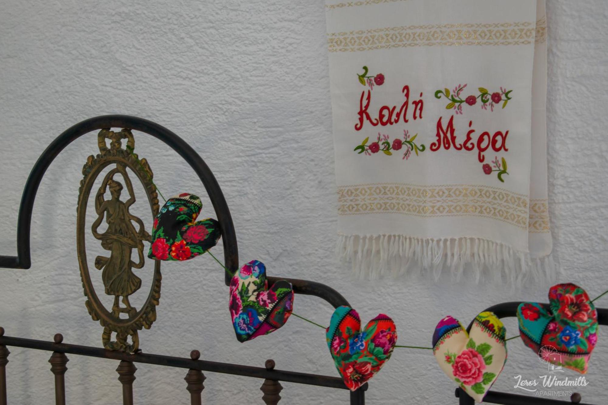 Leros Windmills Apartman Pandéli Kültér fotó