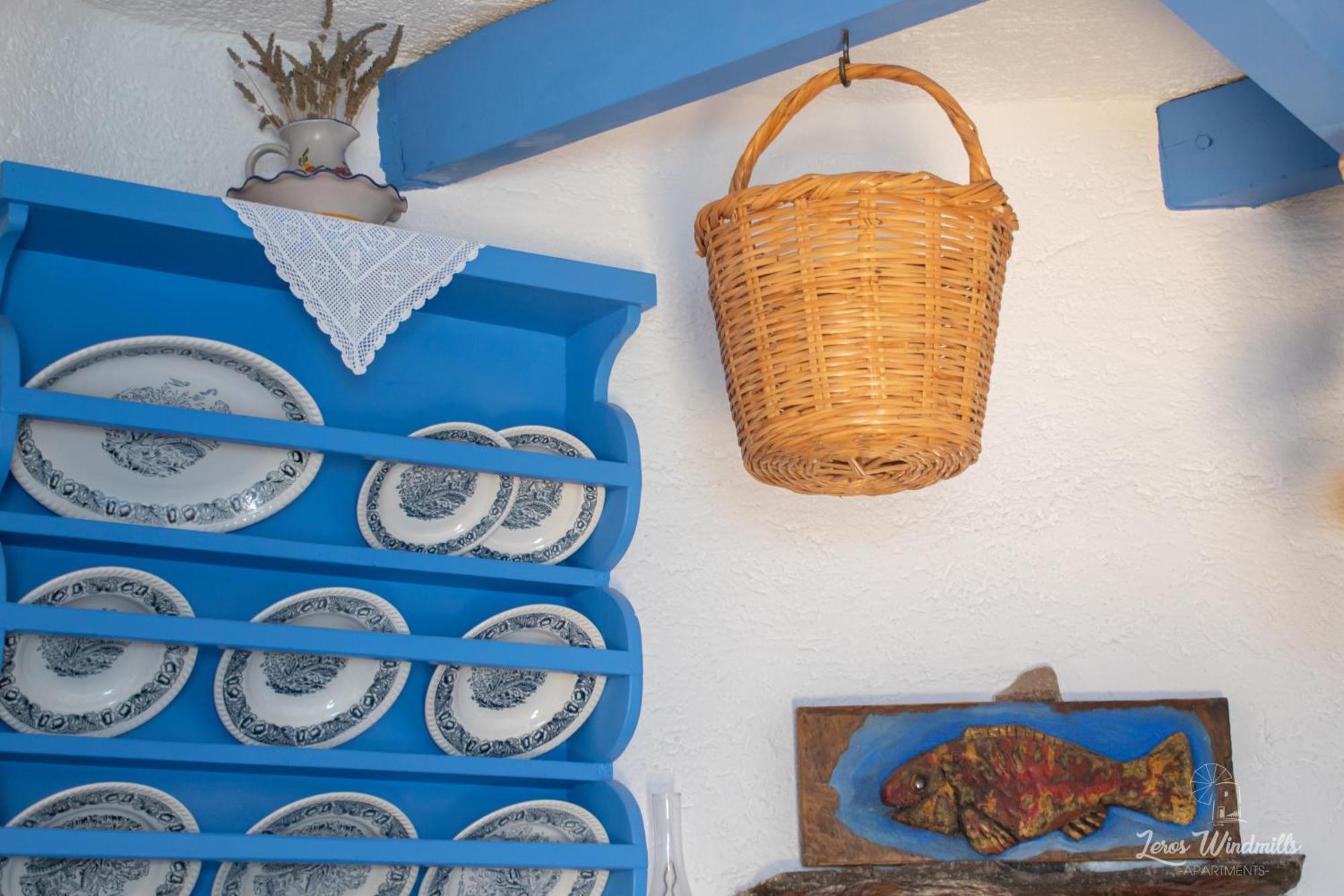 Leros Windmills Apartman Pandéli Kültér fotó
