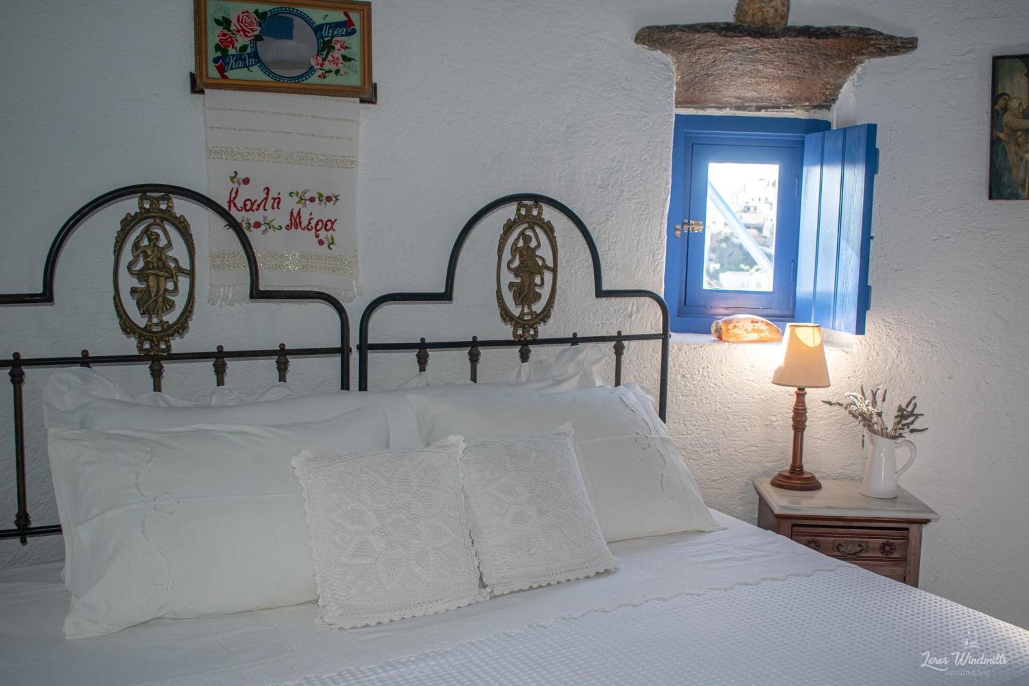 Leros Windmills Apartman Pandéli Kültér fotó